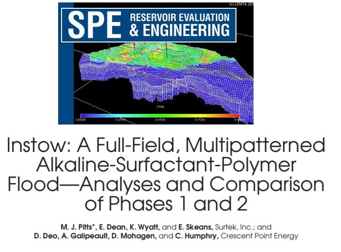 SPE Reservoir Evaluation & Engineering Journal paper
