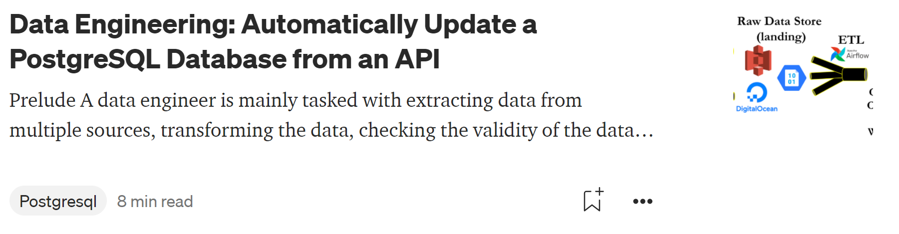 Automated ETL article